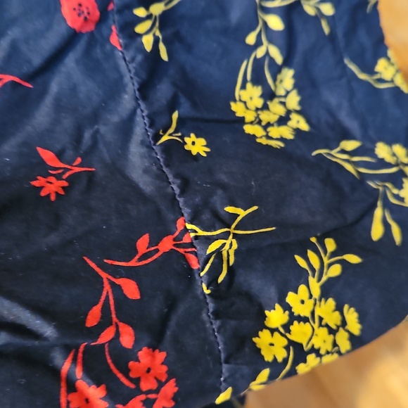 Boden Floral Long Sleeve Dress with Belt - Picture 5 of 8